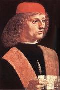 LEONARDO da Vinci Portrat of a musician Sweden oil painting reproduction